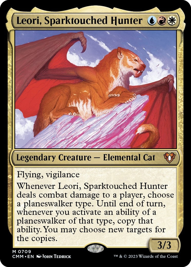 Image for Leori, Sparktouched Hunter (709) [Commander Masters] - Magic: The Gathering