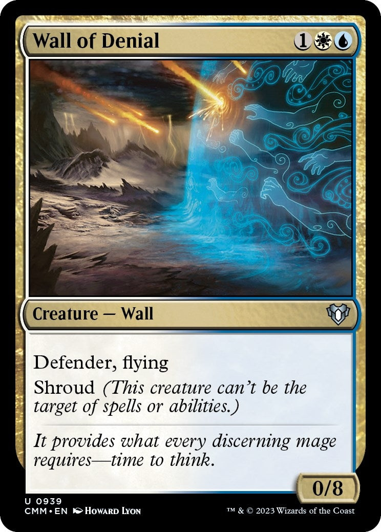 Image for Wall of Denial (939) [Commander Masters] - Magic: The Gathering