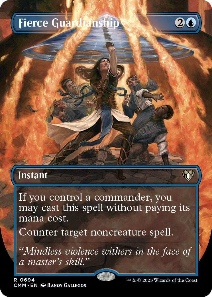 Image for Fierce Guardianship (Borderless) (694) [Commander Masters] - Magic: The Gathering