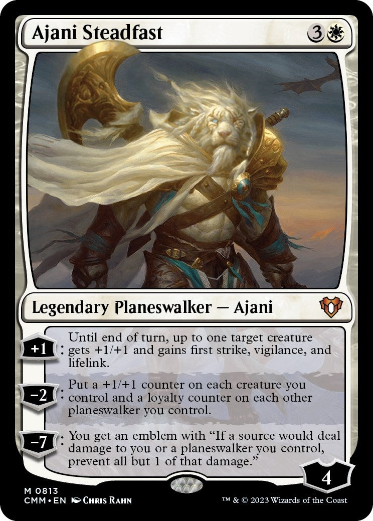 Image for Ajani Steadfast (813) [Commander Masters] - Magic: The Gathering