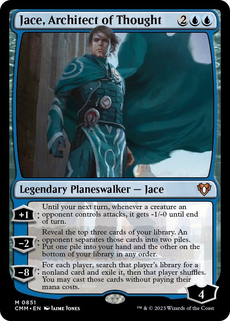 Image for Jace, Architect of Thought (851) [Commander Masters] - Magic: The Gathering