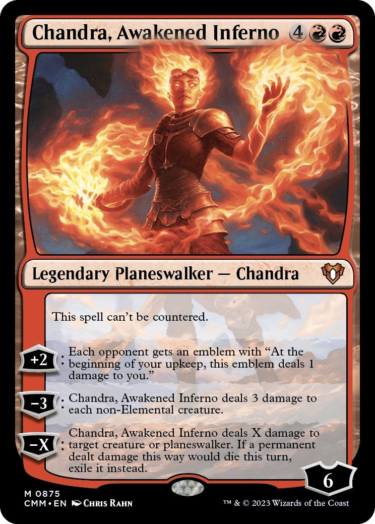 Image for Chandra, Awakened Inferno (875) [Commander Masters] - Magic: The Gathering