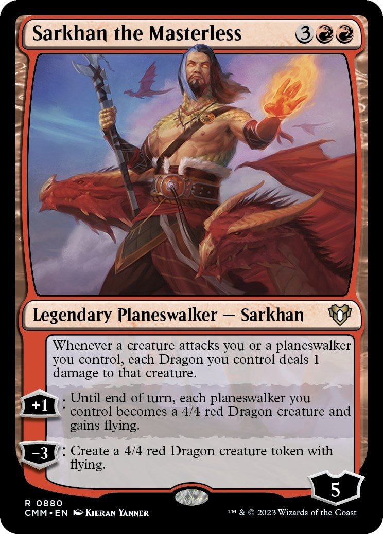 Image for Sarkhan the Masterless (880) [Commander Masters] - Magic: The Gathering
