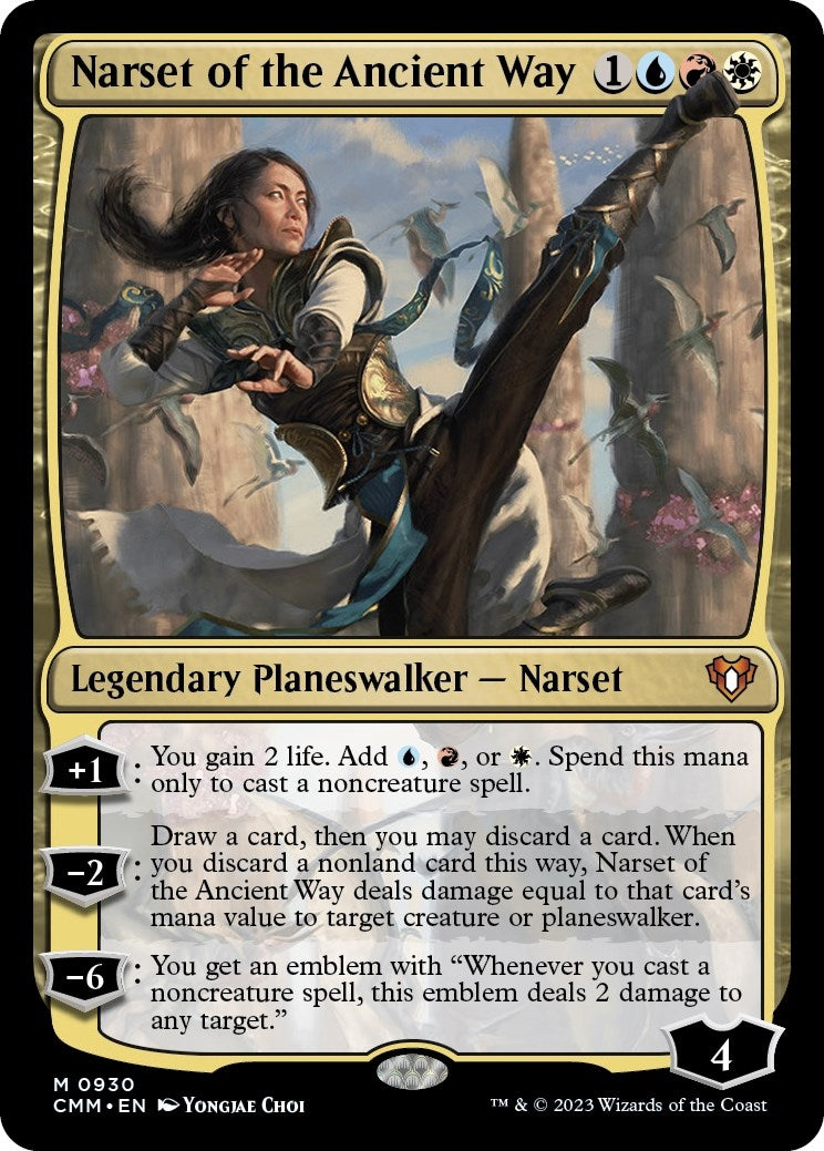 Image for Narset of the Ancient Way (930) [Commander Masters] - Magic: The Gathering