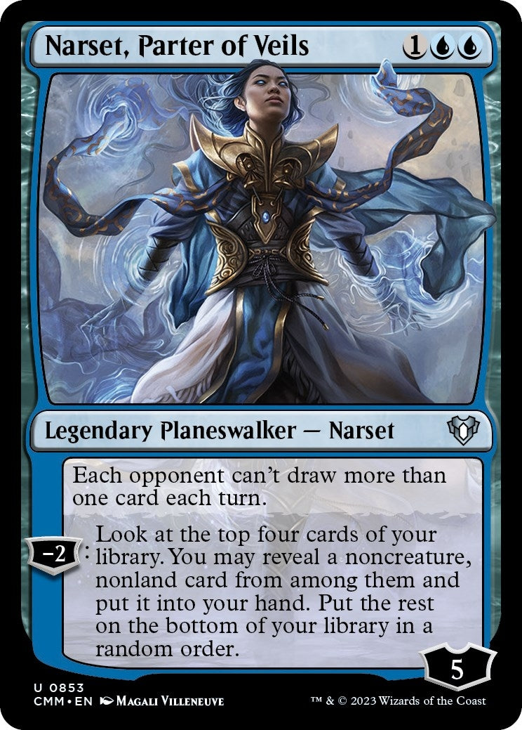Image for Narset, Parter of Veils (853) [Commander Masters] - Magic: The Gathering