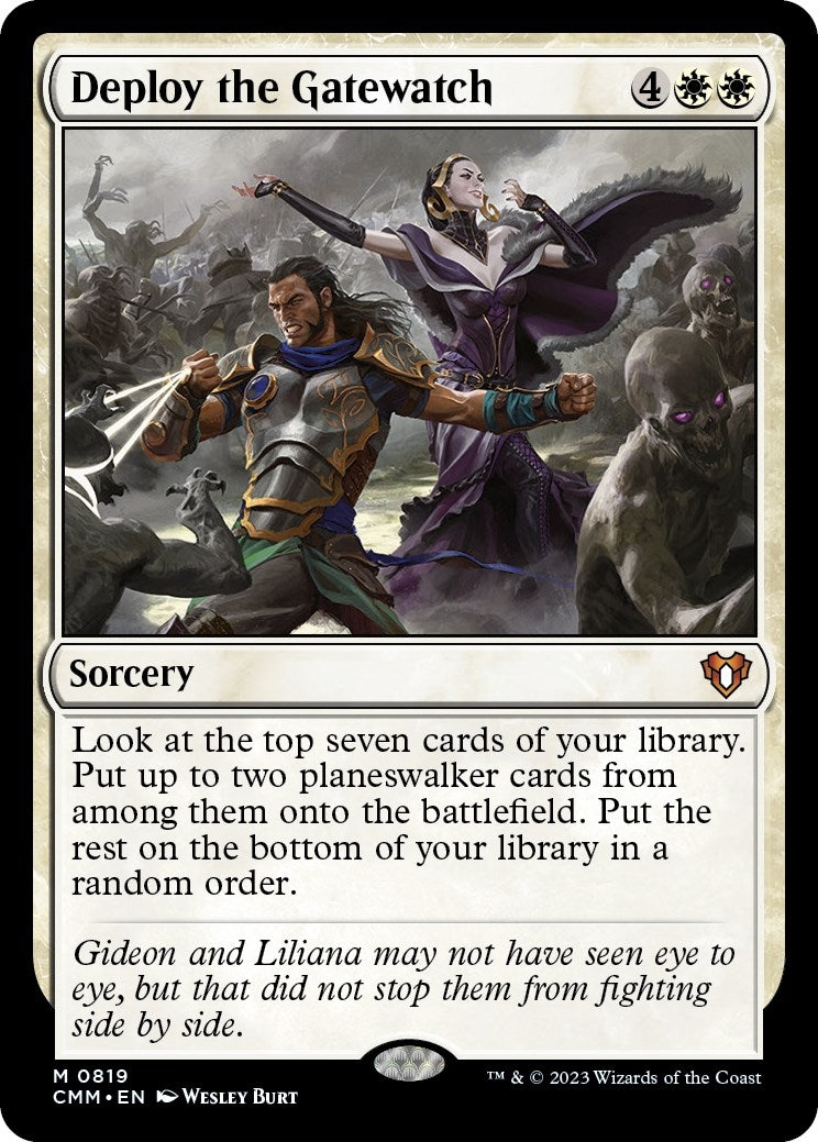 Deploy the Gatewatch (819) [Commander Masters]