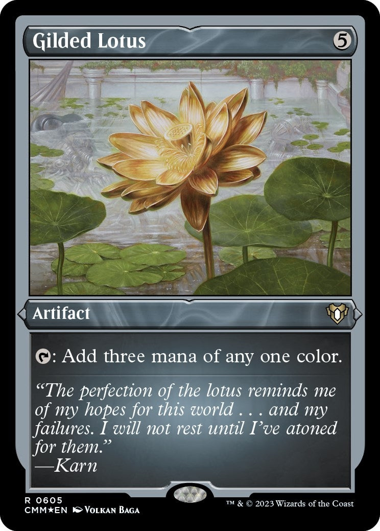 Image for Gilded Lotus (Foil Etched) (605) [Commander Masters] - Magic: The Gathering