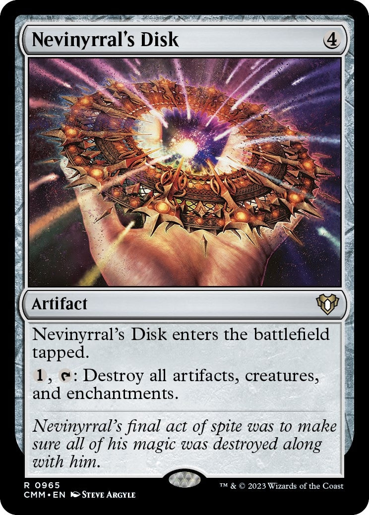Image for Nevinyrral's Disk (965) [Commander Masters] - Magic: The Gathering