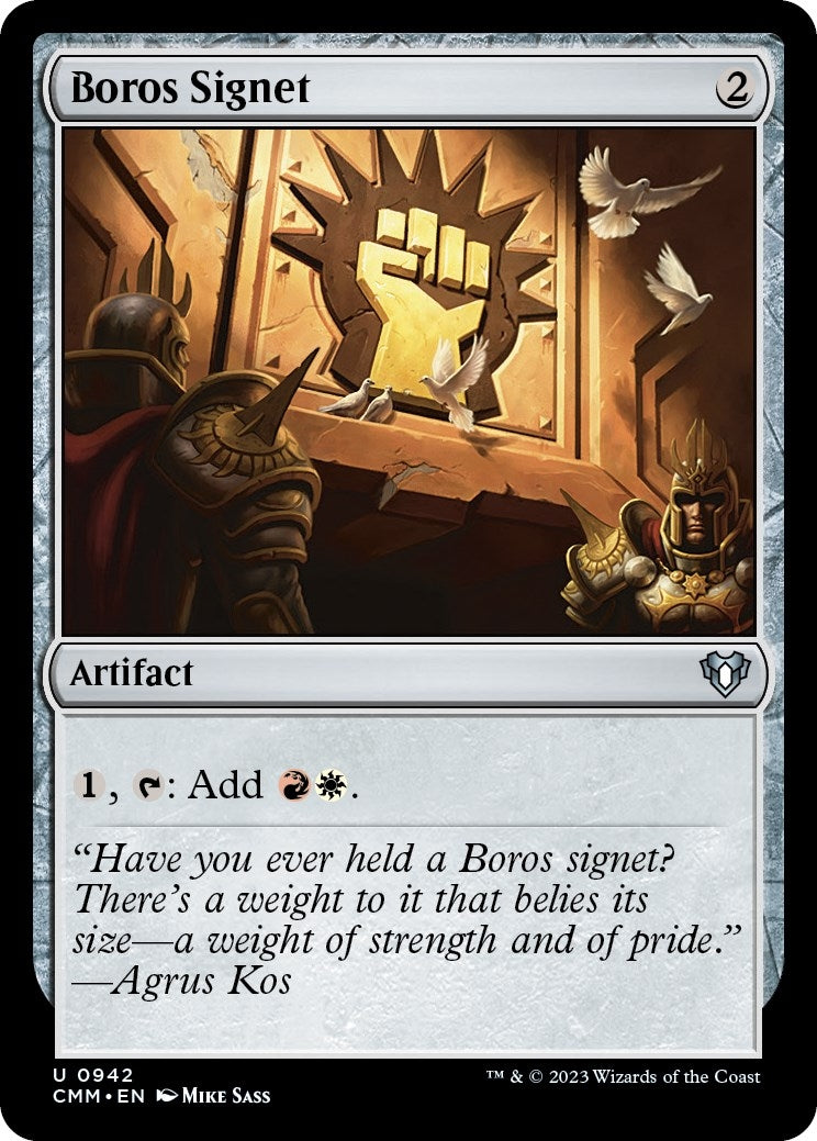 Image for Boros Signet (942) [Commander Masters] - Magic: The Gathering
