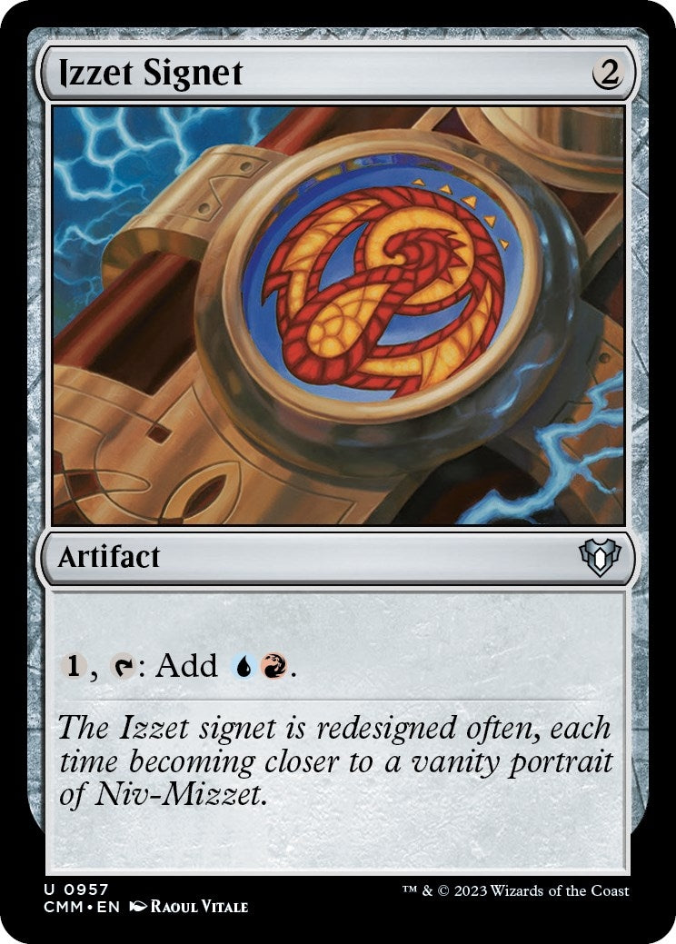 Image for Izzet Signet (957) [Commander Masters] - Magic: The Gathering