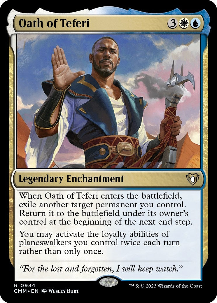 Image for Oath of Teferi (934) [Commander Masters] - Magic: The Gathering