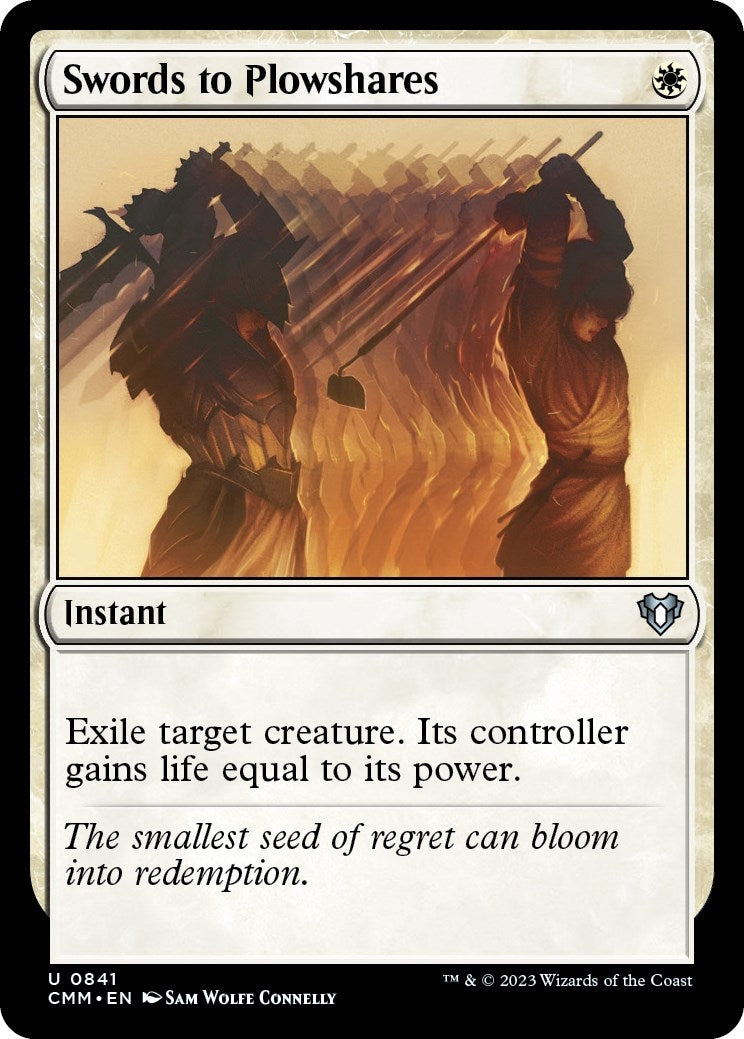 Image for Swords to Plowshares (841) [Commander Masters] - Magic: The Gathering