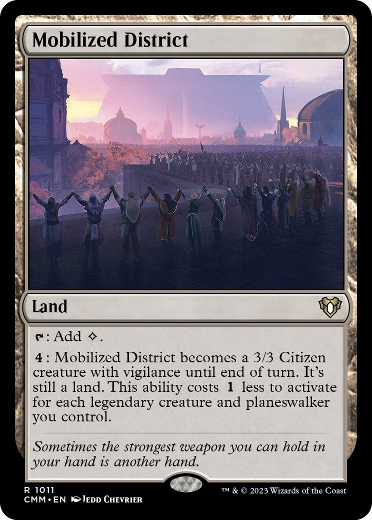 Image for Mobilized District (1011) [Commander Masters] - Magic: The Gathering