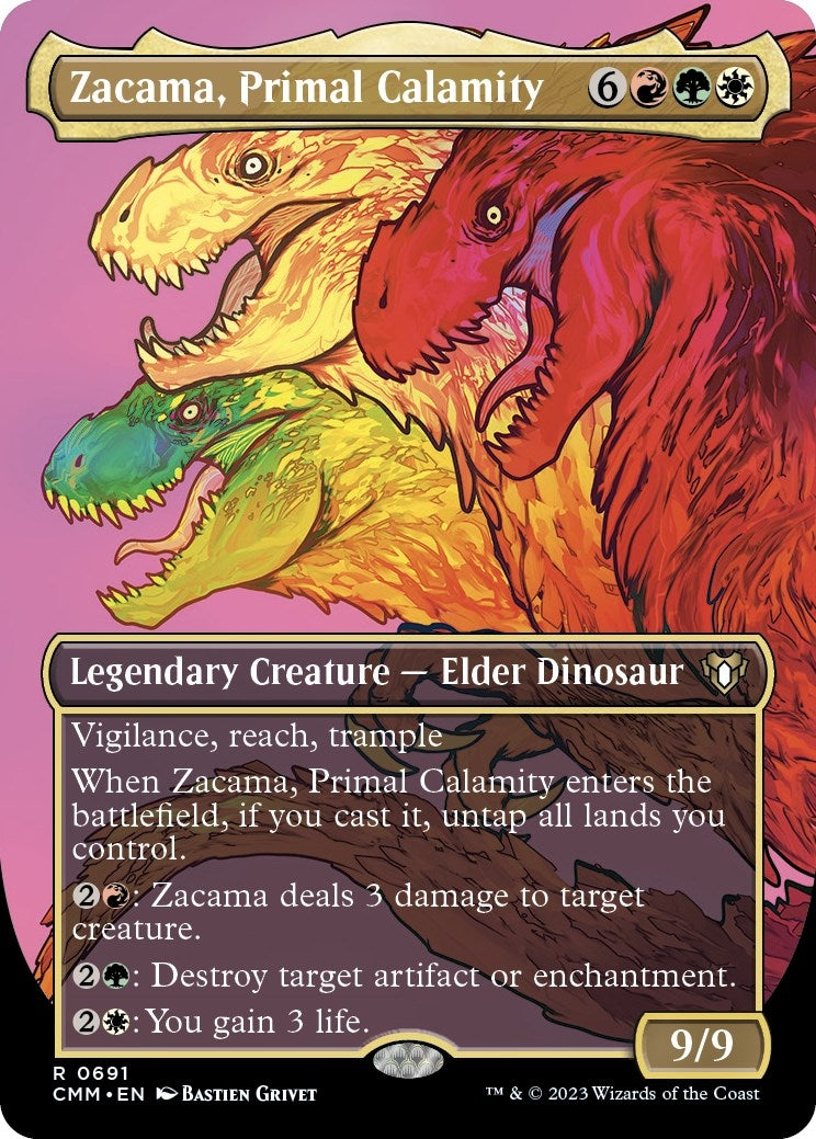 Image for Zacama, Primal Calamity (Borderless) (691) [Commander Masters] - Magic: The Gathering