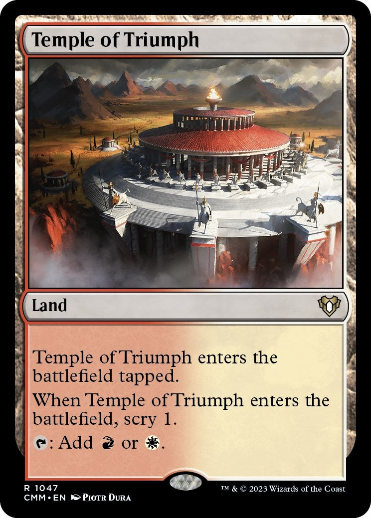 Image for Temple of Triumph (1047) [Commander Masters] - Magic: The Gathering