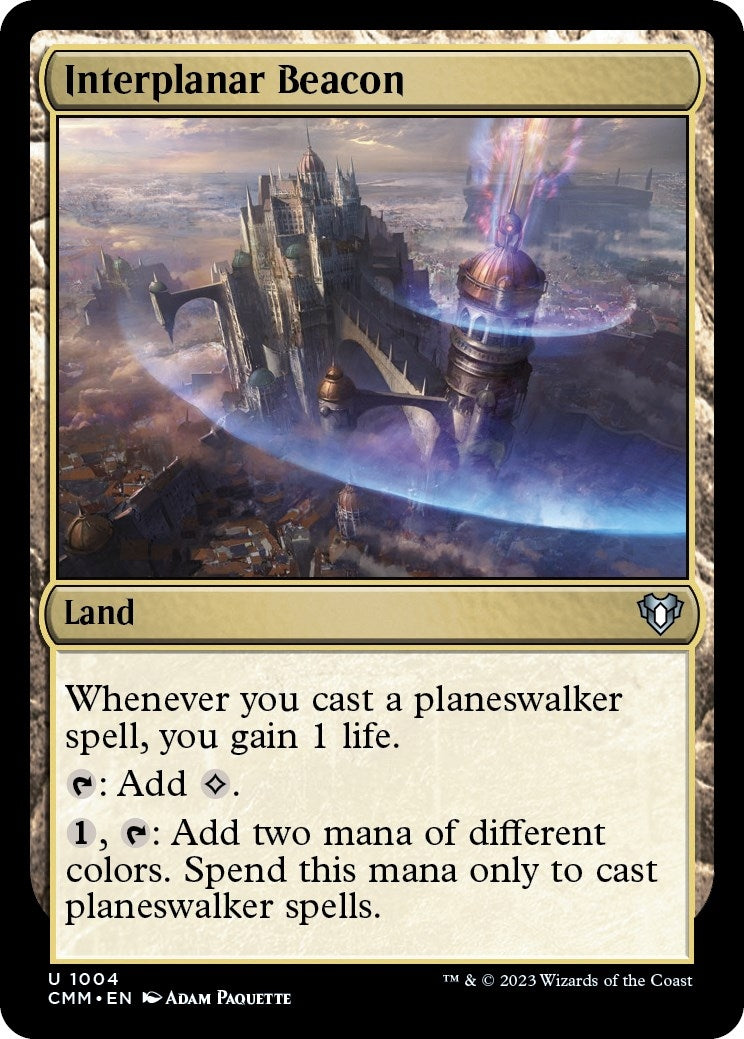 Image for Interplanar Beacon (1004) [Commander Masters] - Magic: The Gathering