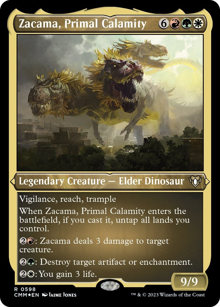 Image for Zacama, Primal Calamity (Foil Etched) (598) [Commander Masters] - Magic: The Gathering