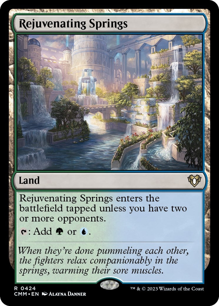 Image for Rejuvenating Springs (424) [Commander Masters] - Magic: The Gathering