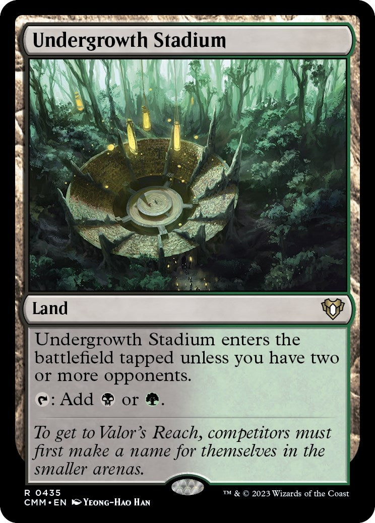 Image for Undergrowth Stadium (435) [Commander Masters] - Magic: The Gathering