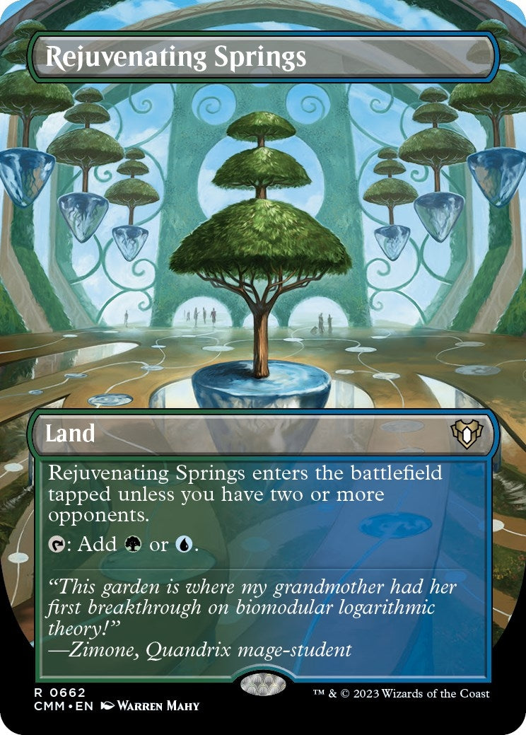 Image for Rejuvenating Springs (Borderless) (662) [Commander Masters] - Magic: The Gathering