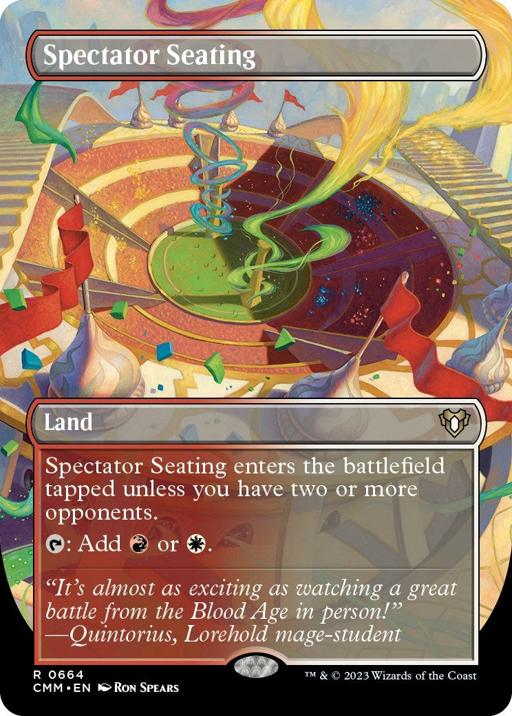 Image for Spectator Seating (Borderless) (664) [Commander Masters] - Magic: The Gathering