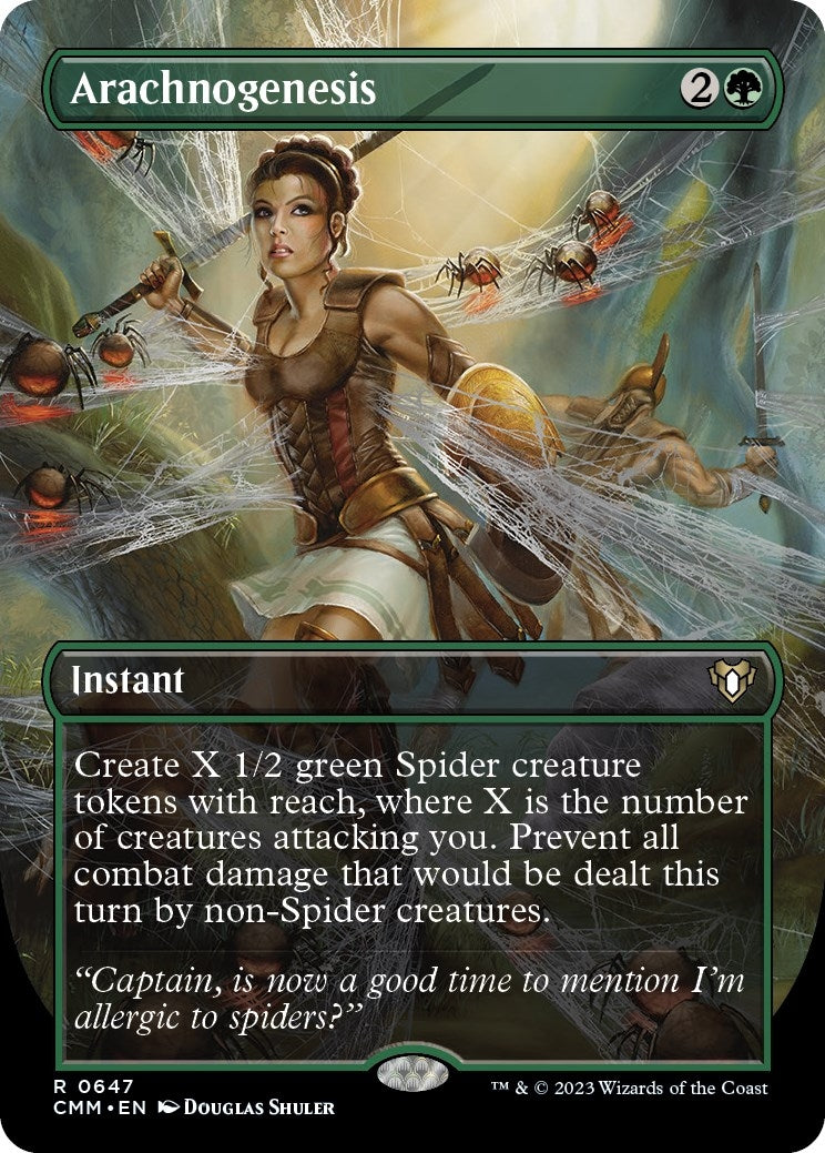 Image for Arachnogenesis (Borderless) (647) [Commander Masters] - Magic: The Gathering