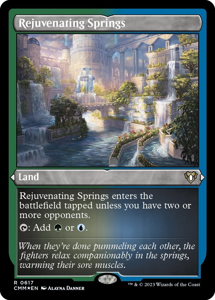 Image for Rejuvenating Springs (Foil Etched) (617) [Commander Masters] - Magic: The Gathering