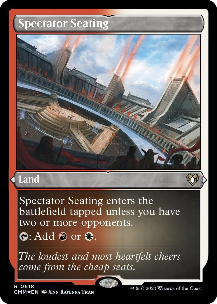 Image for Spectator Seating (Foil Etched) (618) [Commander Masters] - Magic: The Gathering
