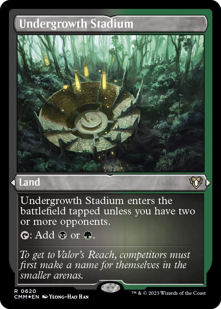 Image for Undergrowth Stadium (Foil Etched) (620) [Commander Masters] - Magic: The Gathering