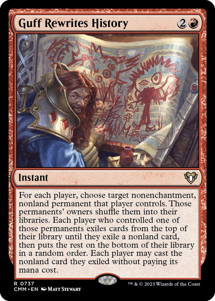 Image for Guff Rewrites History (737) [Commander Masters] - Magic: The Gathering