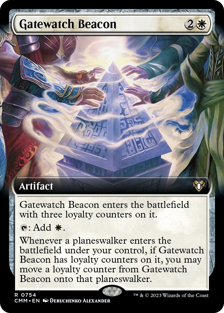 Image for Gatewatch Beacon (Extended Art) (754) [Commander Masters] - Magic: The Gathering