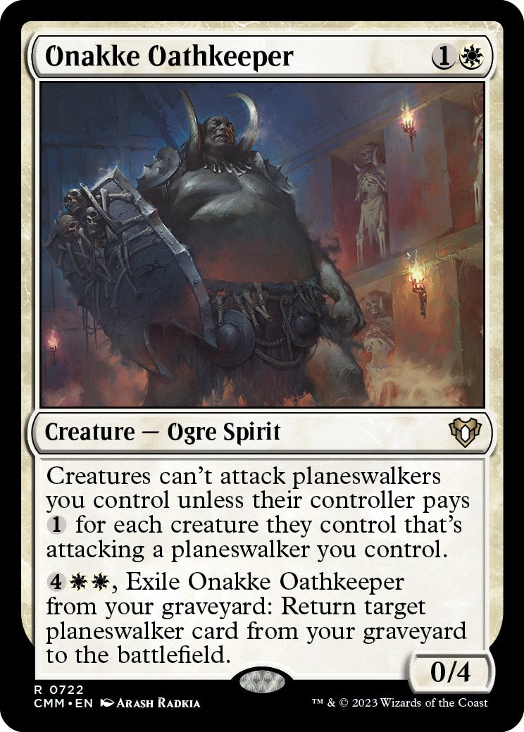 Image for Onakke Oathkeeper (722) [Commander Masters] - Magic: The Gathering