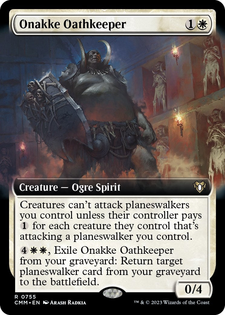 Image for Onakke Oathkeeper (Extended Art) (755) [Commander Masters] - Magic: The Gathering