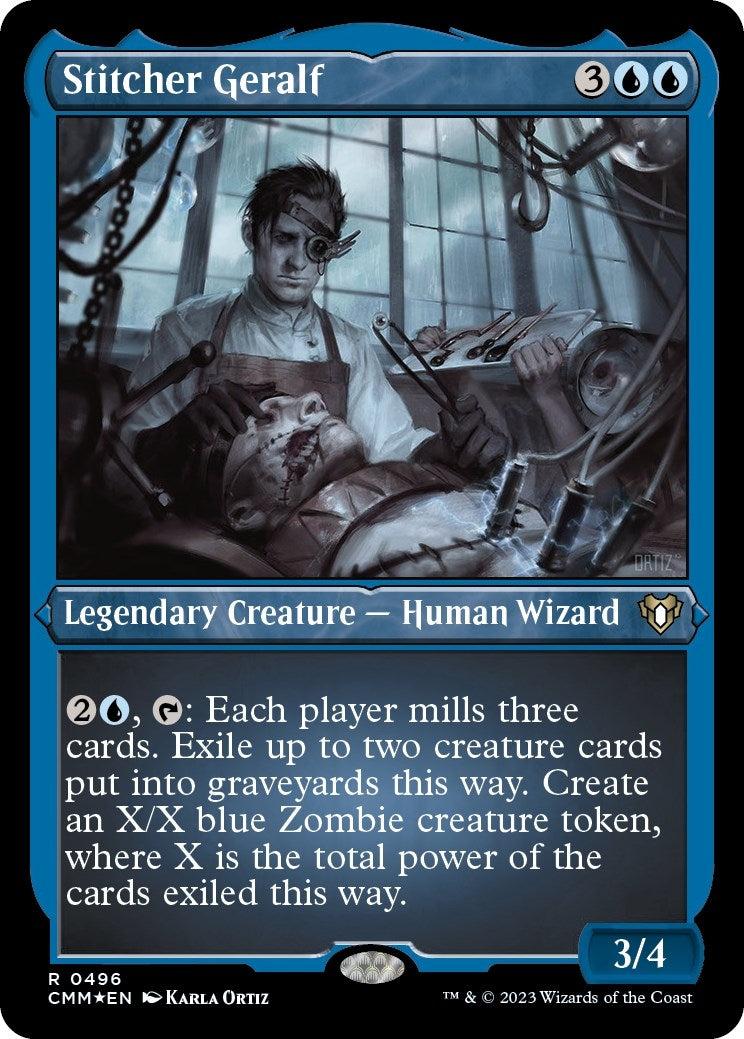 Image for Stitcher Geralf (Foil Etched) (496) [Commander Masters] - Magic: The Gathering