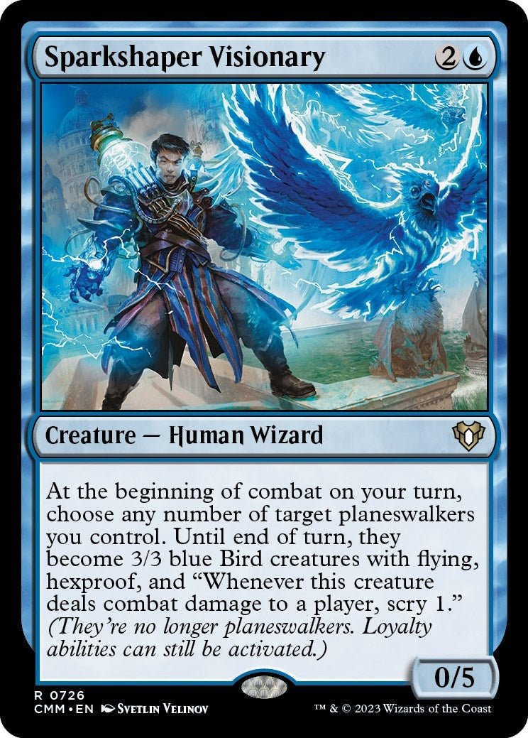 Image for Sparkshaper Visionary (726) [Commander Masters] - Magic: The Gathering