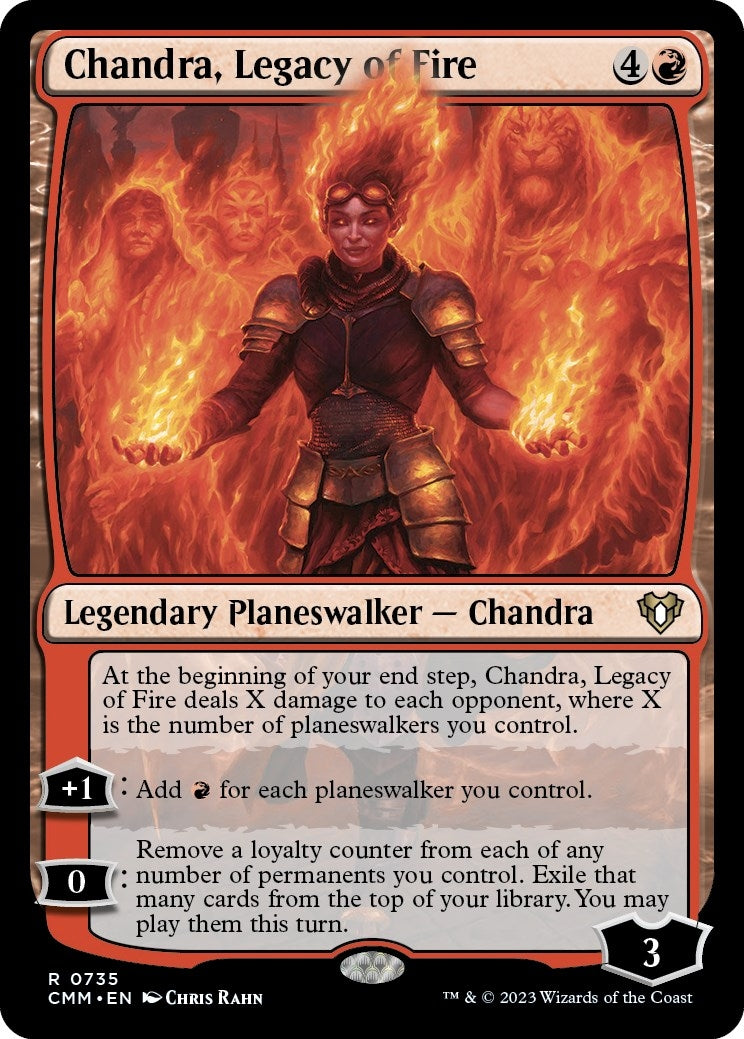 Image for Chandra, Legacy of Fire (735) [Commander Masters] - Magic: The Gathering