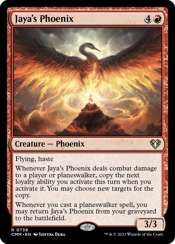 Image for Jaya's Phoenix (738) [Commander Masters] - Magic: The Gathering