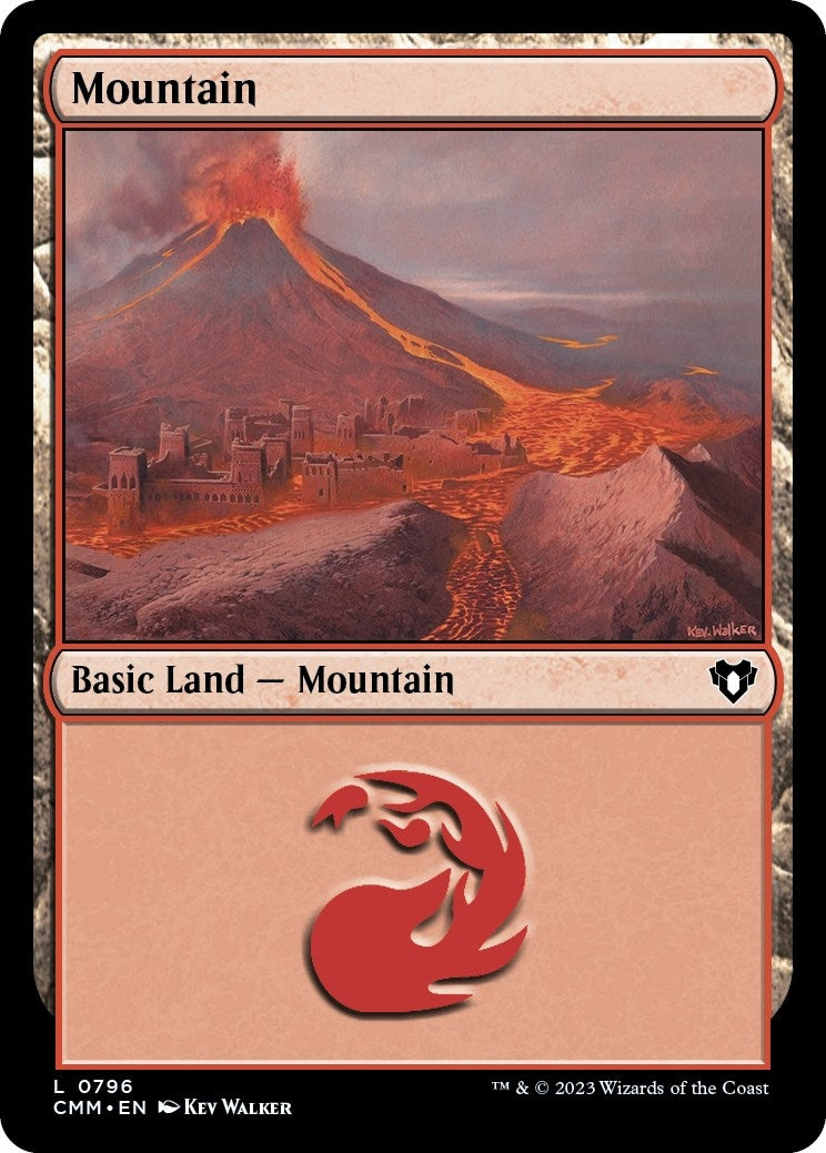 Image for Mountain (0796) (796) [Commander Masters] - Magic: The Gathering