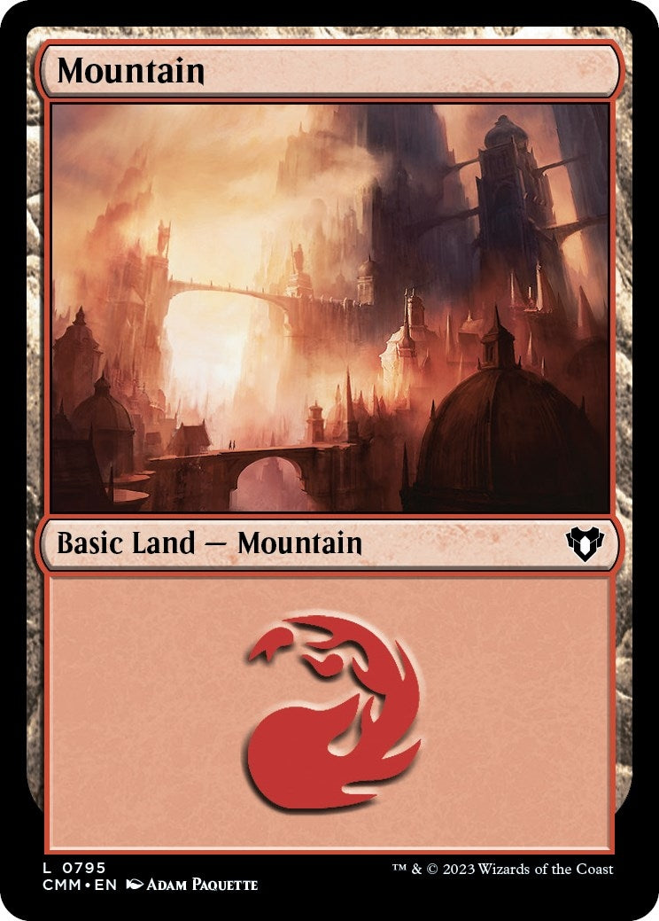 Image for Mountain (0795) (795) [Commander Masters] - Magic: The Gathering