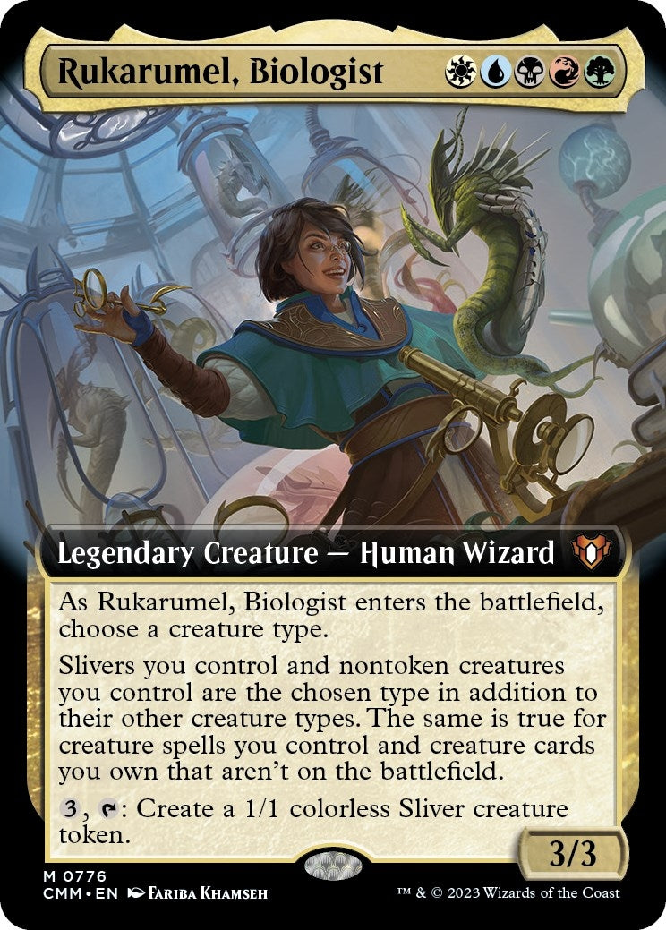 Image for Rukarumel, Biologist (Extended Art) (776) [Commander Masters] - Magic: The Gathering