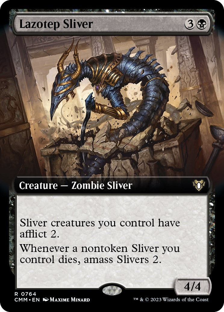 Image for Lazotep Sliver (Extended Art) (764) [Commander Masters] - Magic: The Gathering