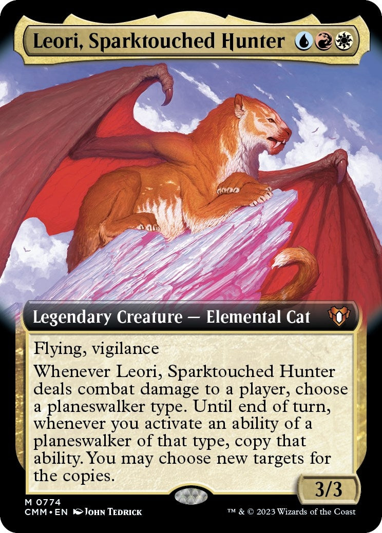Image for Leori, Sparktouched Hunter (Extended Art) (774) [Commander Masters] - Magic: The Gathering