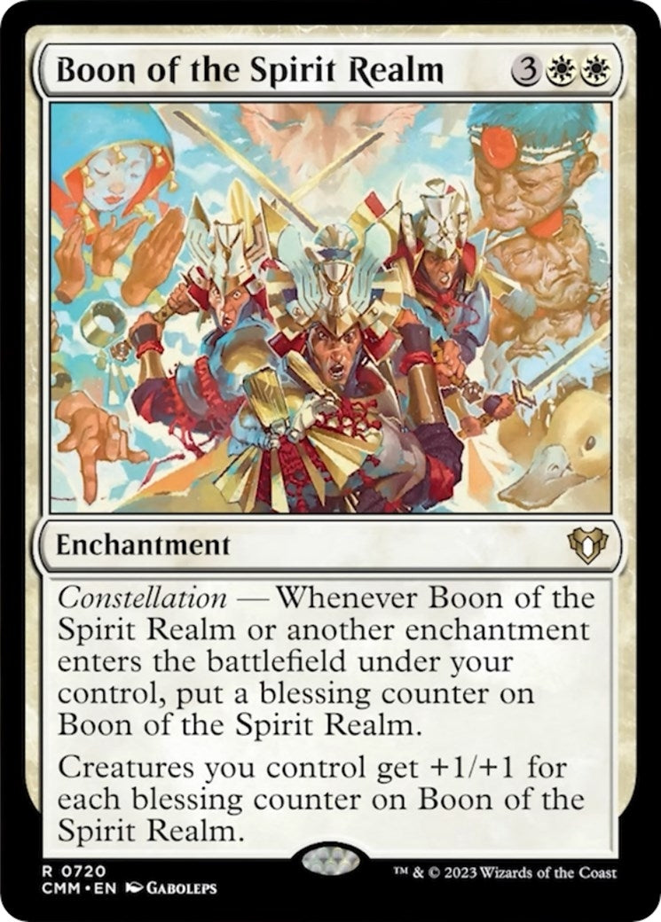 Image for Boon of the Spirit Realm (720) [Commander Masters] - Magic: The Gathering