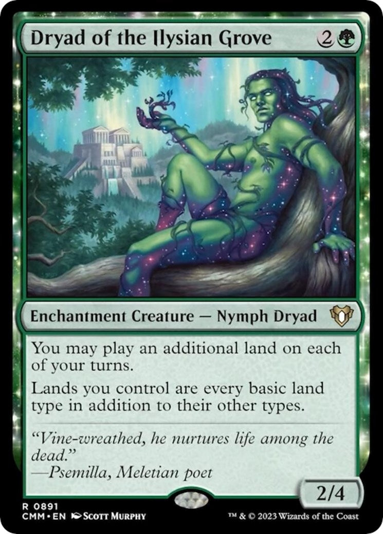 Image for Dryad of the Ilysian Grove (891) [Commander Masters] - Magic: The Gathering