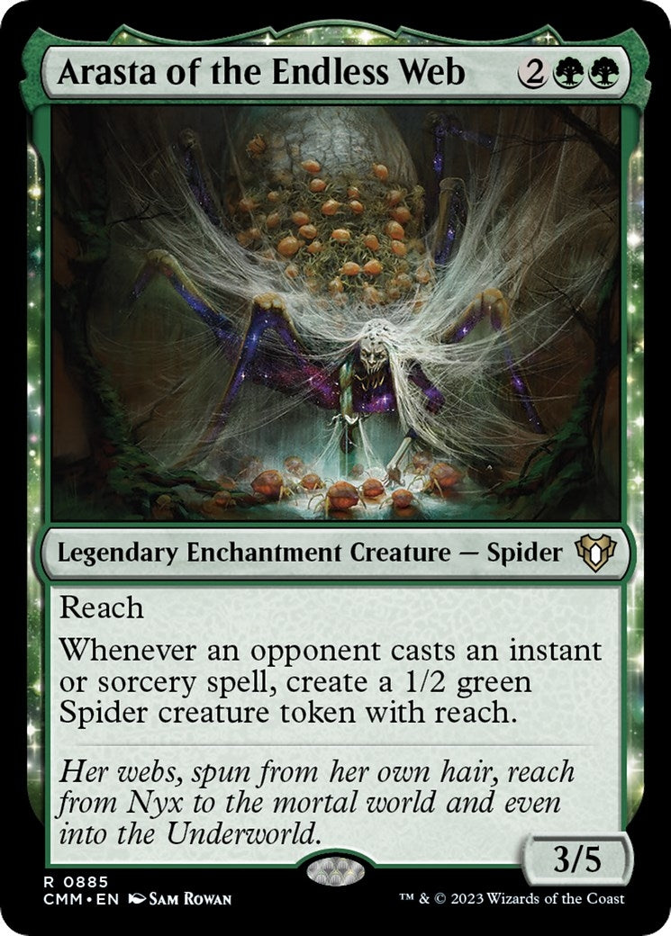 Image for Arasta of the Endless Web (885) [Commander Masters] - Magic: The Gathering