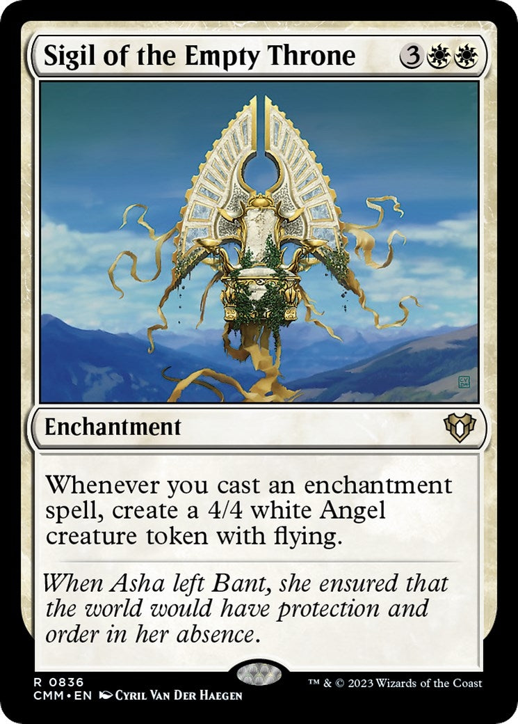 Image for Sigil of the Empty Throne (836) [Commander Masters] - Magic: The Gathering