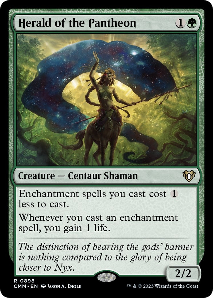 Image for Herald of the Pantheon (898) [Commander Masters] - Magic: The Gathering