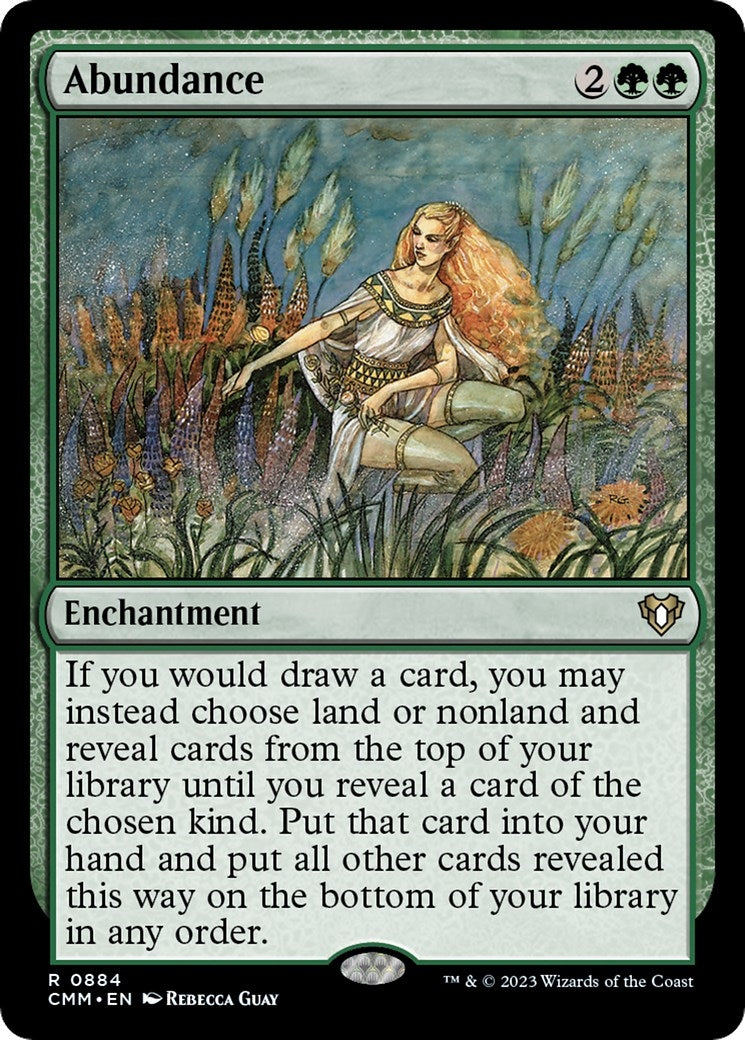 Image for Abundance (884) [Commander Masters] - Magic: The Gathering