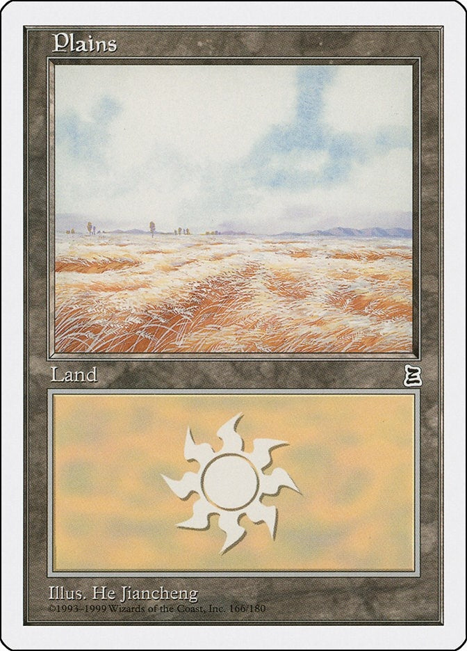 Image for Plains (166) (166) [Portal Three Kingdoms] - Magic: The Gathering