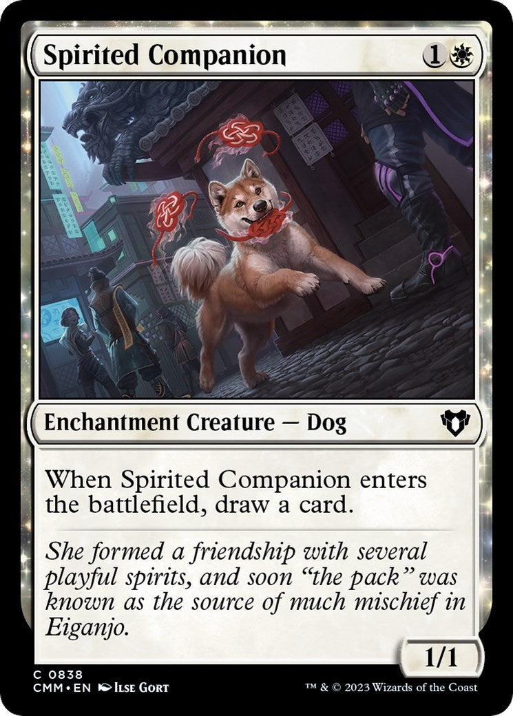 Image for Spirited Companion (838) [Commander Masters] - Magic: The Gathering
